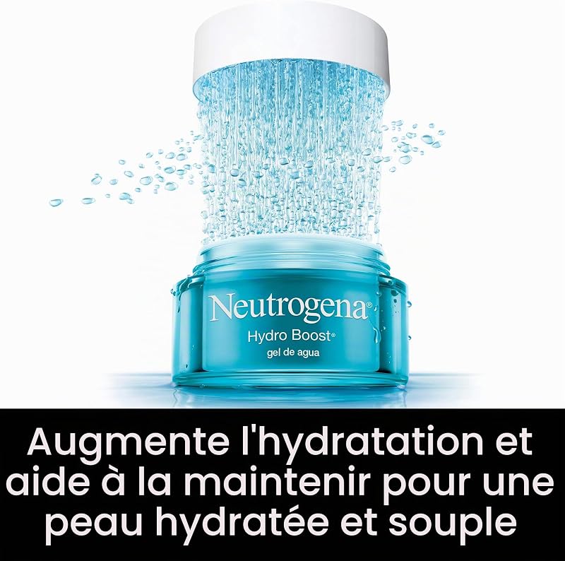 , Gel aqueux Hydro Boost, peau normale à mixte, hydratation non grasse durable, avec acide hyaluronique et tréhalose d'origine naturelle, développé avec des dermatologues, 50 ml