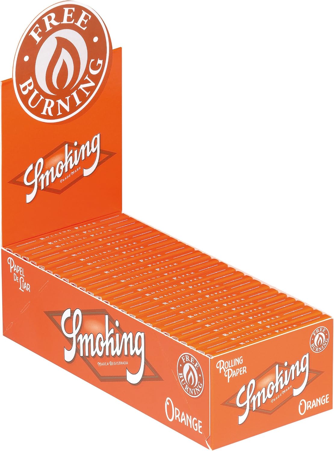 Estuche para papel de liar, 25 x 120 hojas, color naranja: Amazon.es: Electrónica