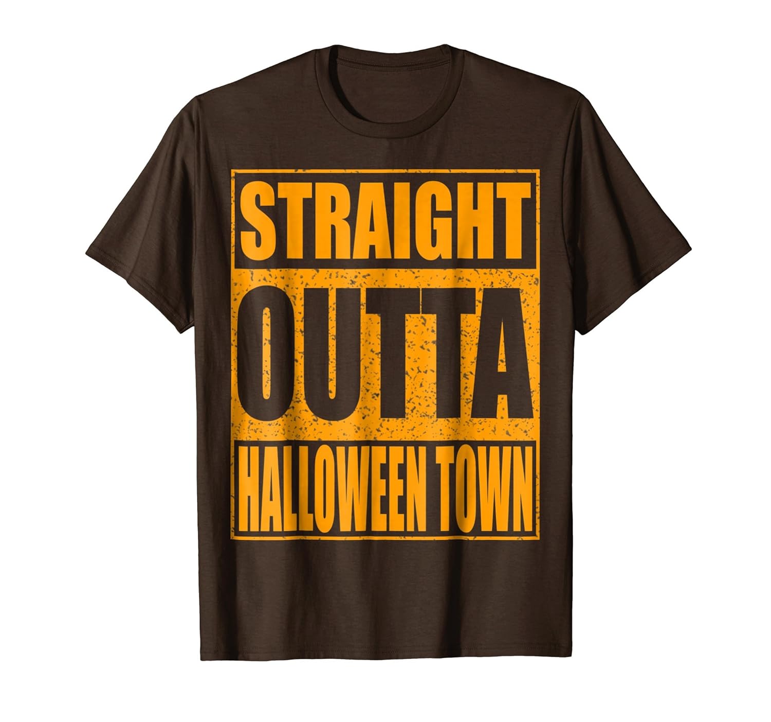 Straight Outta Halloween Town T-Shirt-ANZ