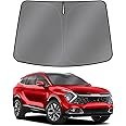 Mixsuper Liner Windshield Sun Shade for Kia Sportage 2023 2024 2025 Windshield Sunshades Front Window Sun Shades Cover for Sportage Accessories Foldable Sun Visor Keep Cool Block UV Heat