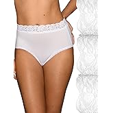 Vanity Fair Women’s Flattering Lace Panties: Lightweight & Silky with Superior Stretch