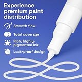 ARTISTRO 2 White Acrylic Paint Pens 0.7mm Fine Tip Multisurface view 4