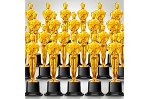 COJOSQC Mini Plastic Trophy Award, hollywood theme party decorations, for contests and parties such as dances, golf, movies, employee appreciation, basketball themes. small trophies.