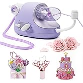 Caydo Automatic i Cord Knitting Machine F1 Pro for Fast DIY Handmade Crafts | Hands-Free Electric Yarn Knitter, Make iCord Flower Handicrafts &amp; Romantic Home Ornament, Ideal Present for Crocheters Purple