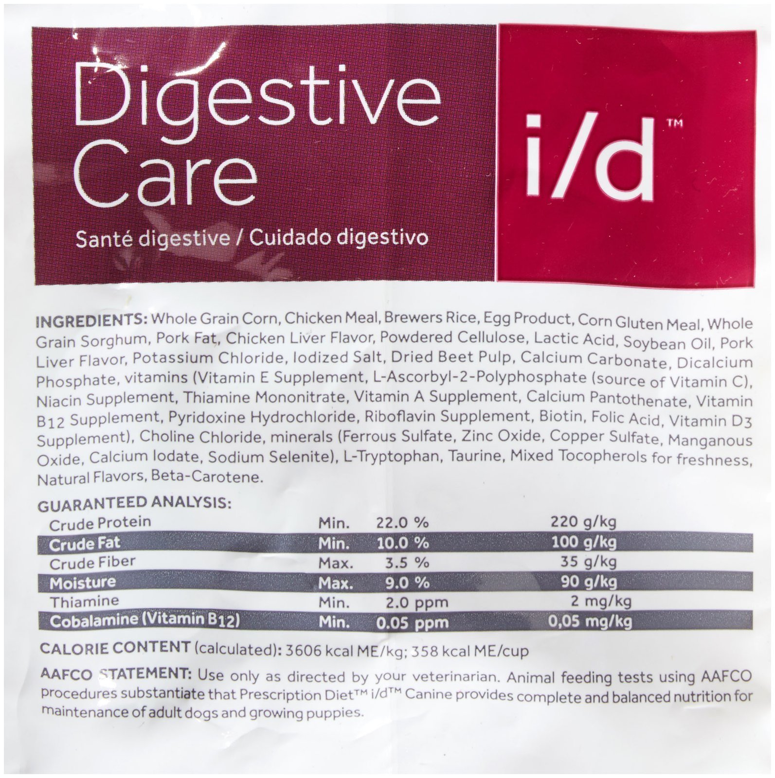 hill's prescription diet sante digestive