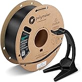 Polymaker PETG Filament 1.75mm, 1KG, Black | PETG 3D Printer Filament, High-Speed Up to 500mm/s, Neatly Wound, Smooth Feeding, Reduced Stringing, Strong Layer Adhesion