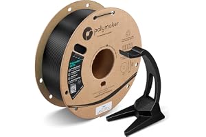 Polymaker PETG Filament 1.75mm Black 1KG, High Speed, 2.2 Lbs | Up to 300mm/s, E