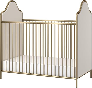 piper 2 in 1 convertible crib gold