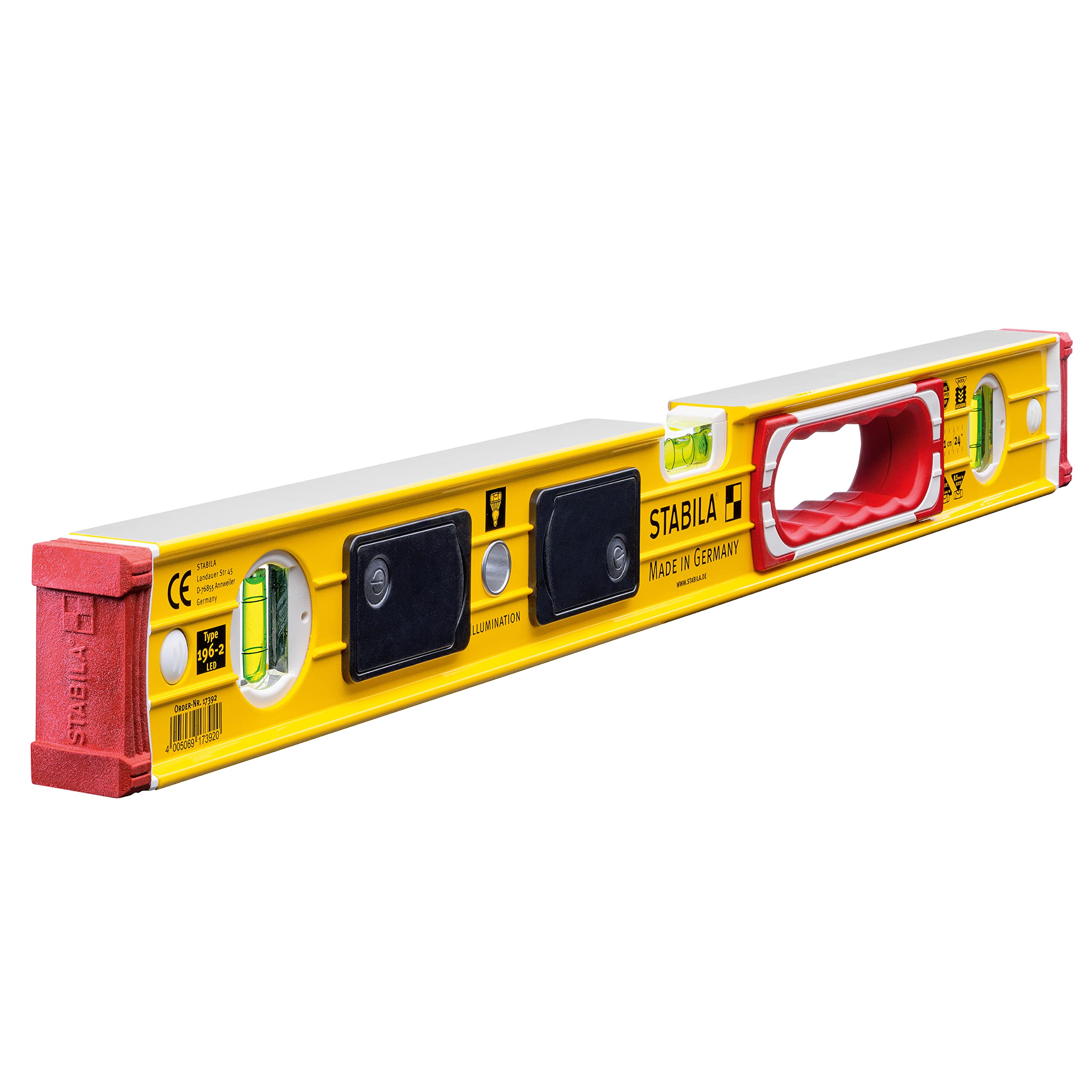 Stabila 17392 196-2 LED Spirit Level 60 cm