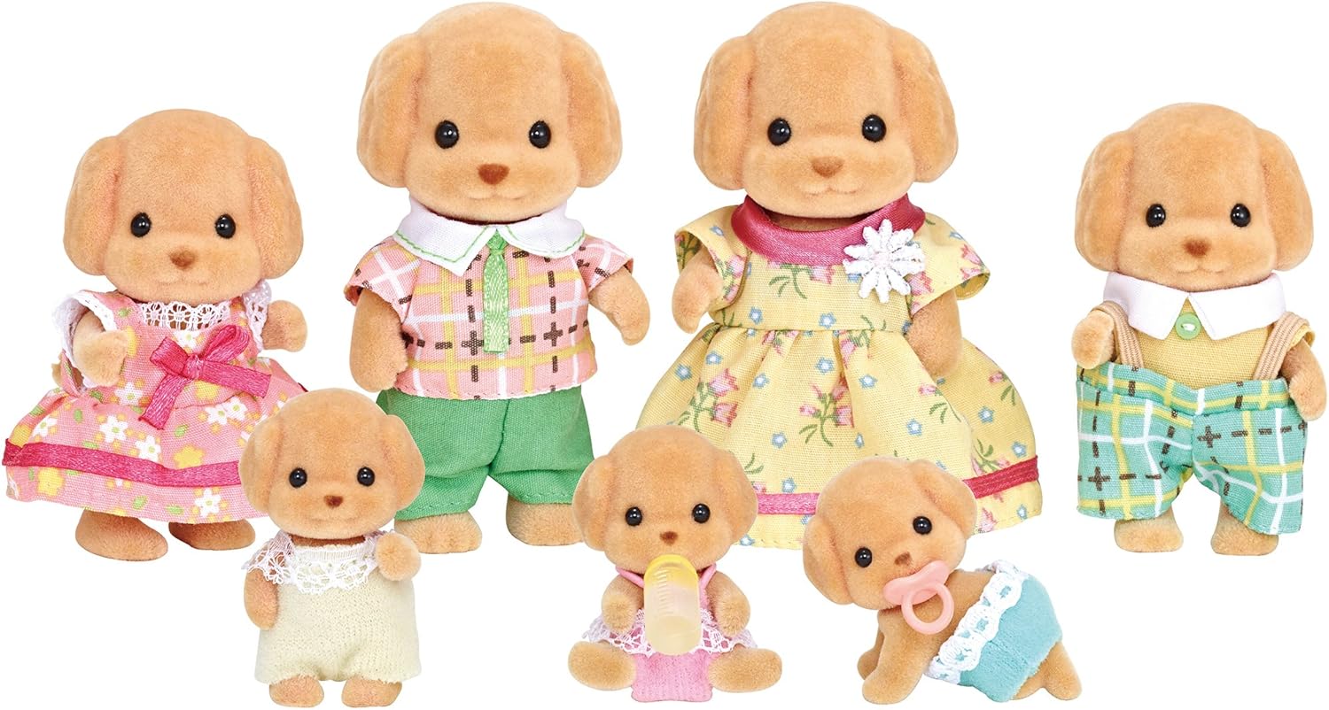 Amazon シルバニアファミリー 人形 トイプードルの赤ちゃん 2 6x4 6x2 2cm イ 113 ぬいぐるみ おもちゃ