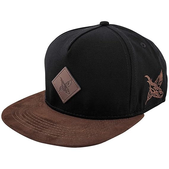 Blackskies Port Snapback Cap | Unisex Baseball Mütze Kappe Kunst-Wildleder Schirm Suede