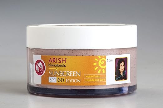 ARISH bionaturals AF Sunscreen Lotion Protect & Moisturize Skin SPF60