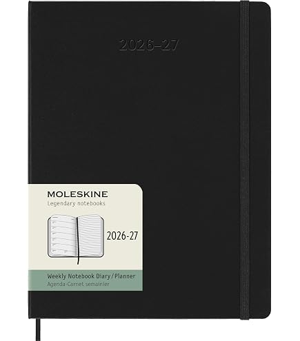 Amazon.com : Moleskine 2026-27 18-Month Daily Planner, Large