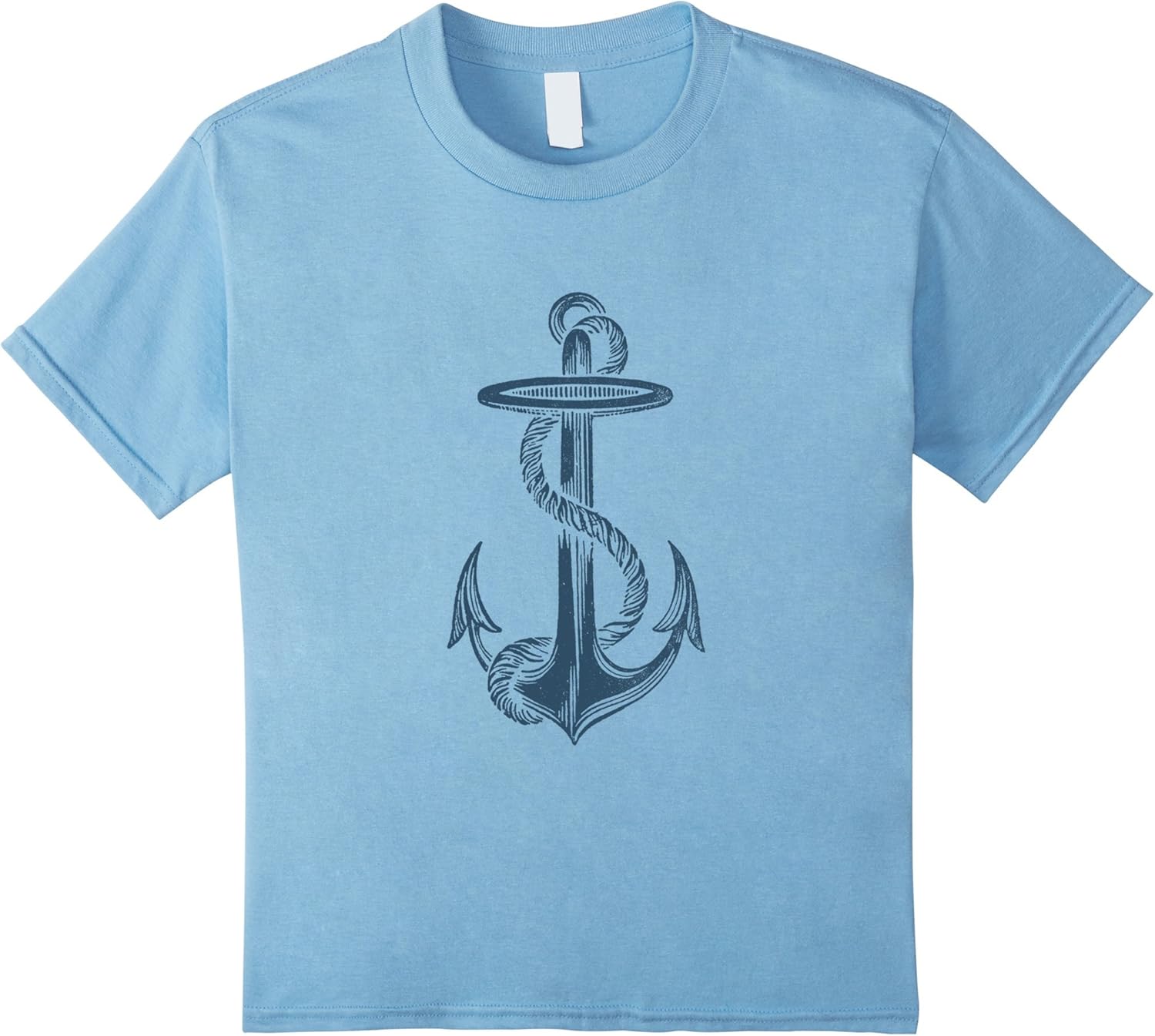 Anchor TShirt. Vintage Anchor Print Tee Clothing