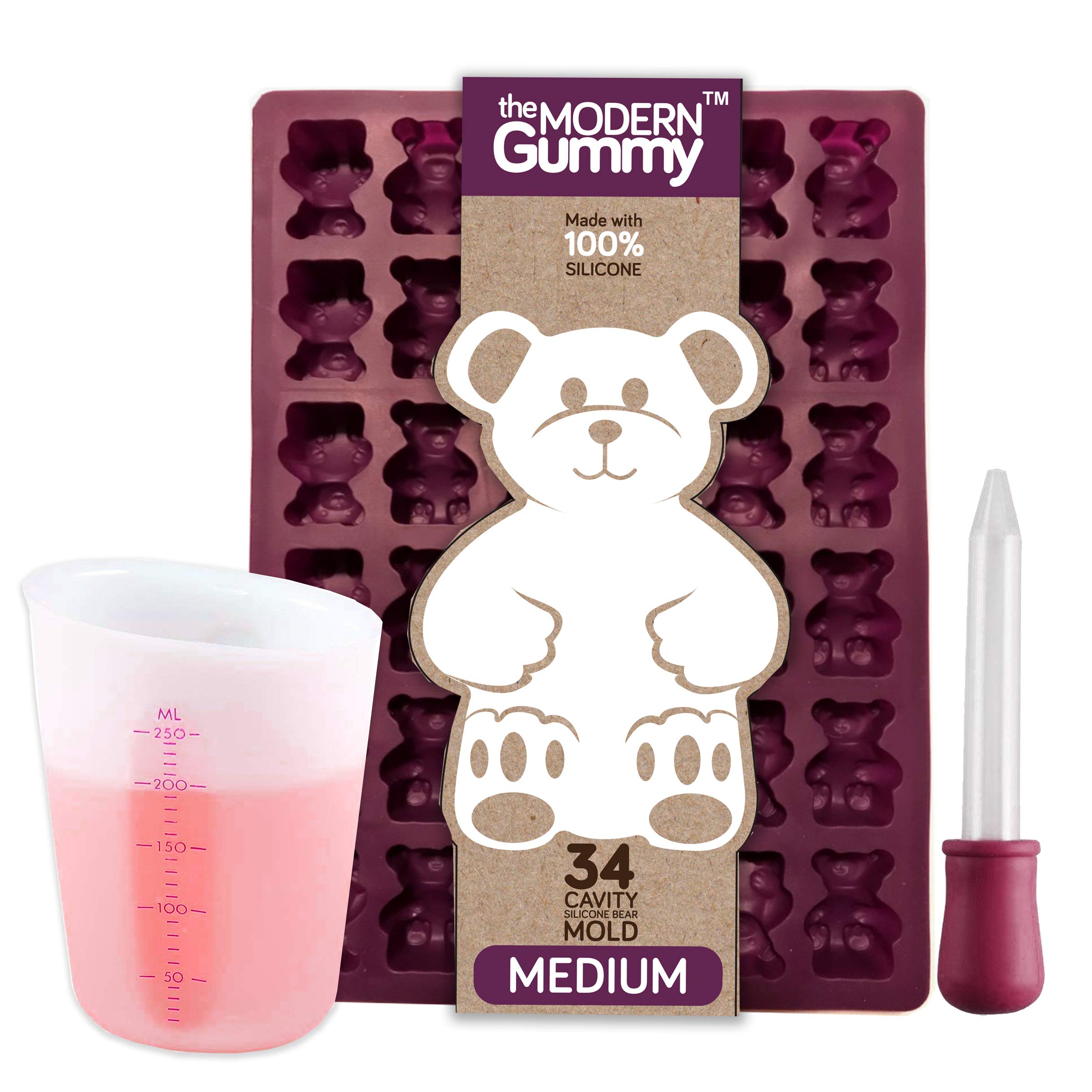 Medium Sized Silicone Gummy Bear Making Kit by The Modern Gummy with