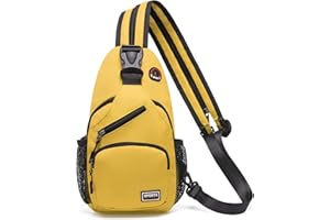 SUIKIHUM Convertible Sling Bag Crossbody Backpack, Bags with Headphone Jack Shoulder Bag