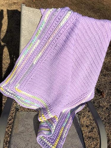lavender baby blanket