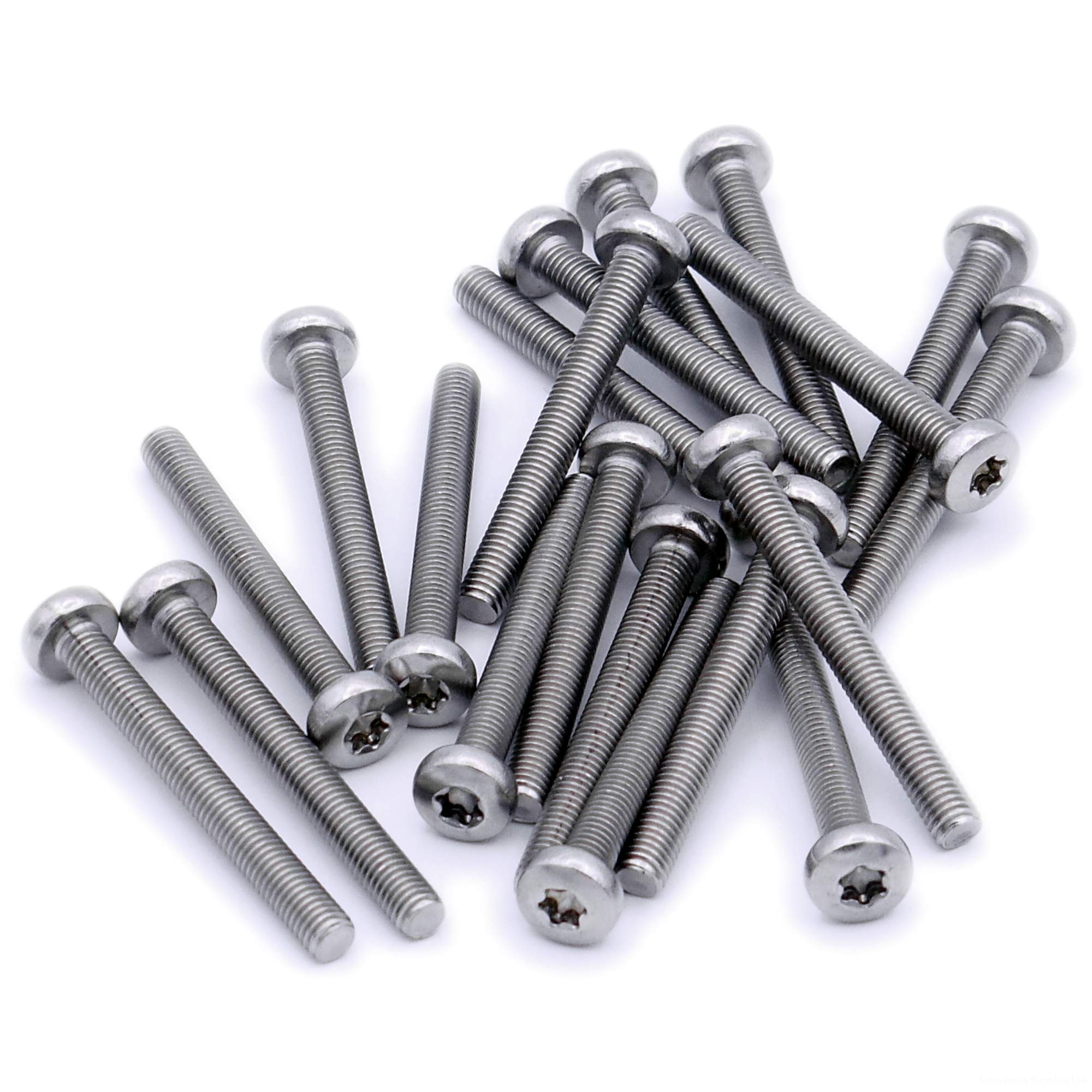 M8 (8mm x 45mm) TX Pan Machine Screw (Bolt) - Stainless Steel (A2) (Pack of 10)