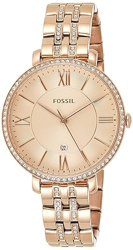 Jacqueline Analog Rose Gold Dial Women's Watch - ES3546
