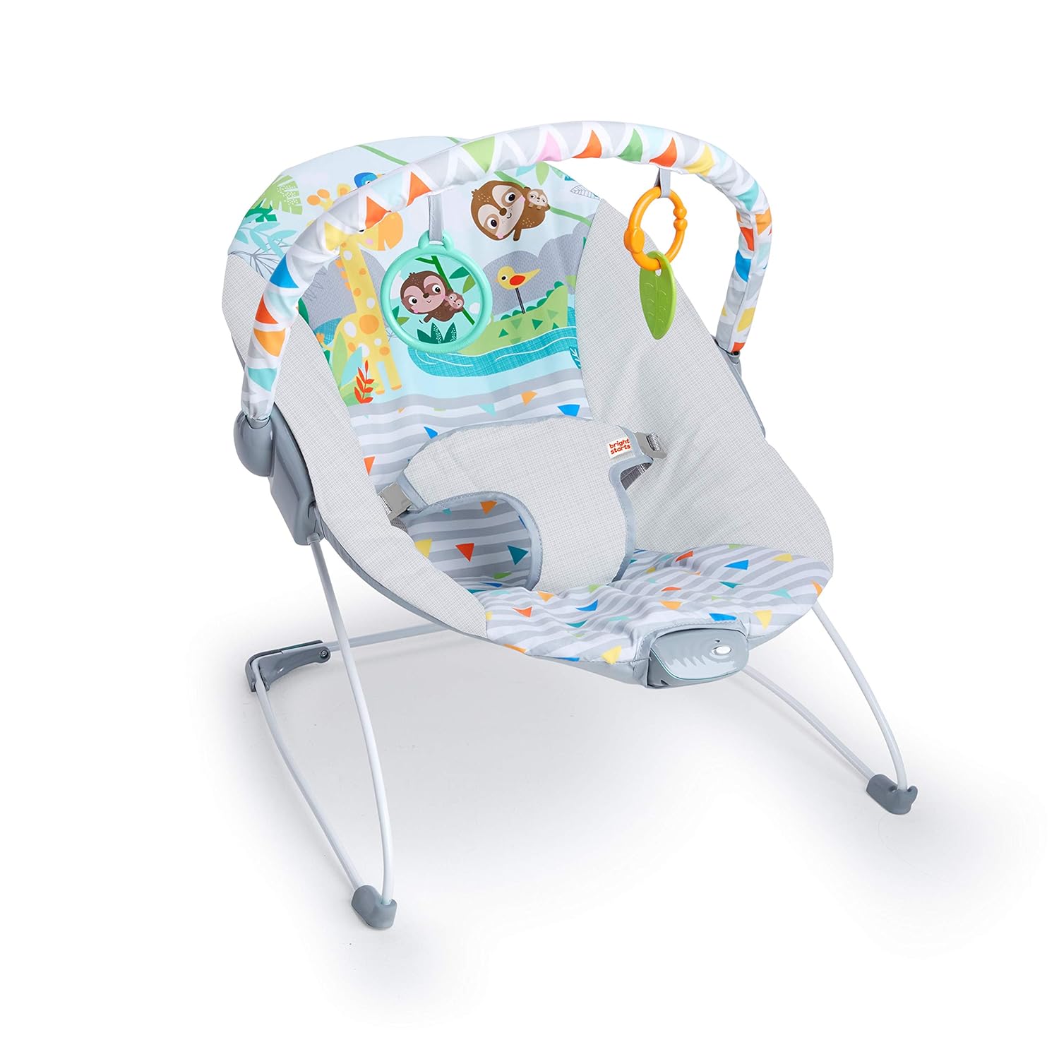 bright starts safari fun vibrating bouncer