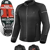 SHIMA X-Mesh 2.0 Motorcycle Jacket Men Women AirForce Back Protector Armour Riding Motorbike Jackets Summer Mesh Bikers