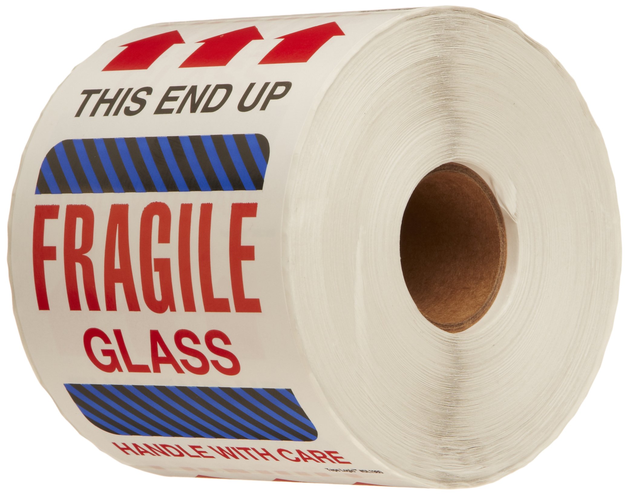 Tape Logic Shipping & Handling Label, Legend"This END UP - Fragile Glass - Handle with Care" (DL1980