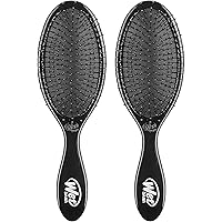 Wet Brush Original Detangler Hair Brush, Classic Black, Ultra-Soft IntelliFlex Bristles, Detangling Bristles Glide Through Ta