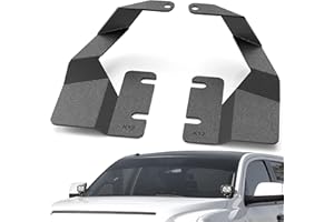 OBNAUX A-Pillar Hood Hinges Ditch Light Bracket Compatible with 2009 2010 2011 2012 2013 Toyota Tundra, Mount Lighting Bracke