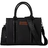 Wrangler Medium Tote Bag for Women Designer Satchel Handbags Top-handle Purses with Strap