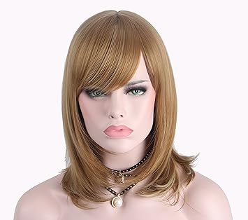 Amazon Com Short Wig Bob Straight Cut Natural Full Head Ombre