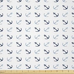 Ambesonne Anchor Fabric by The Yard, Simple