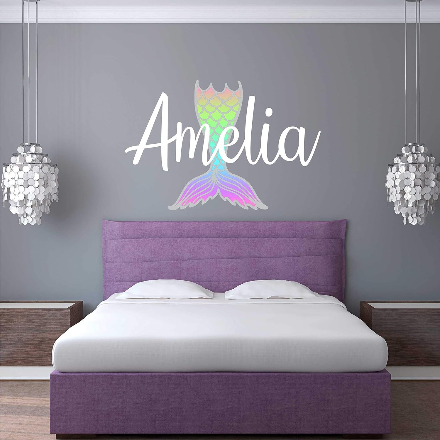 mermaid nursery wall art