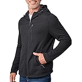 Free Country Mens Fleece Jacket Full Zip With Pockets Soft Warm Lightweight & Comfortable Winter Hiking Outdoor Casual-Brisk