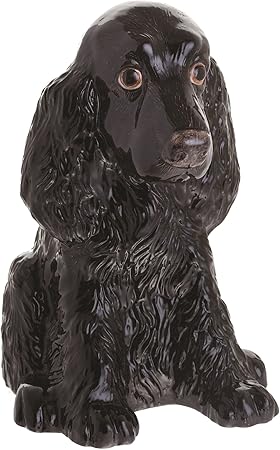 John Beswick Animal Chien Tirelire Cocker Spaniel Noir