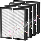 P280 P260 Filter Replacement, for TPLMB/YARIKI P280 Air Purifier, for AIUZLK P260 Air Purifier, 3-Stage Filtration (4 Pack)