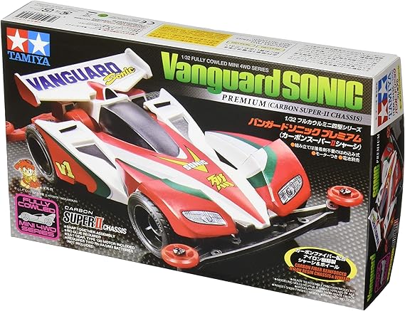 Amazon タミヤ フルカウルミニ四駆シリーズ No 35 バンガードソニック プレミアム カーボンスーパーiiシャーシ 通販