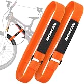 Boncas Adjustable Bike Rack Strap Bicycle Wheel Stabilizer Straps with Innovative Gel Grip Keep The Bicycle Wheel from Spinning