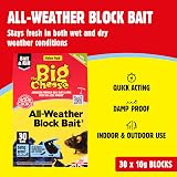 The Big Cheese All-Weather Rodent Block 30 x 10g For Mice and Rats Blue view 2