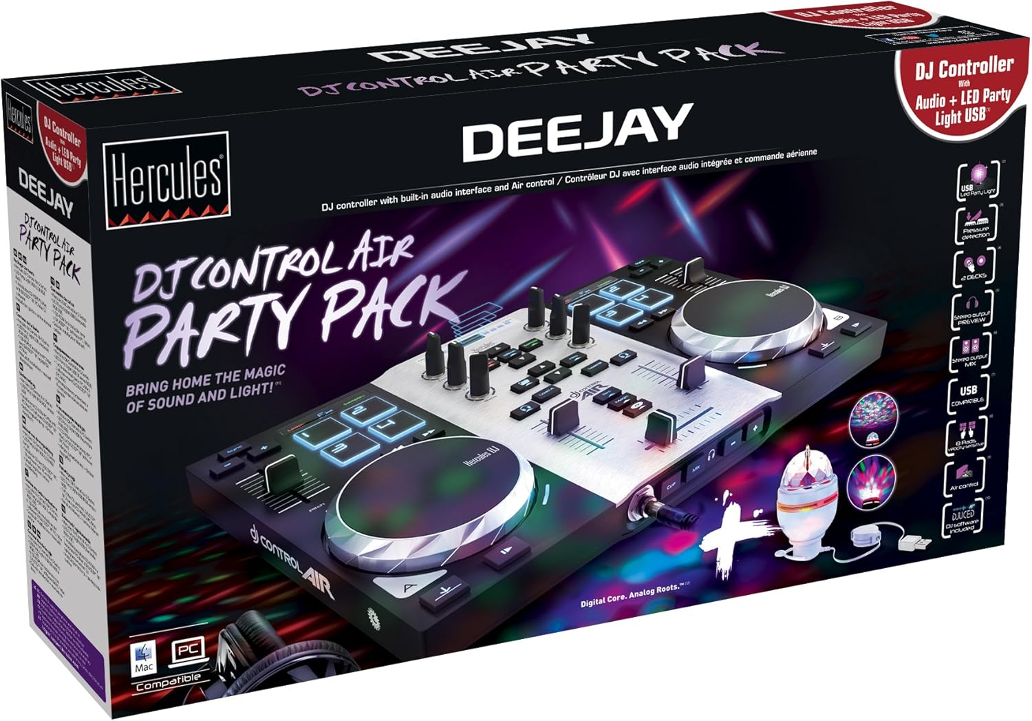 Hercules dj control air s series party pack Los mejores y más