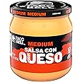 Taco Bell Medium Salsa Con Queso Cheese Dip, 15 oz Jar