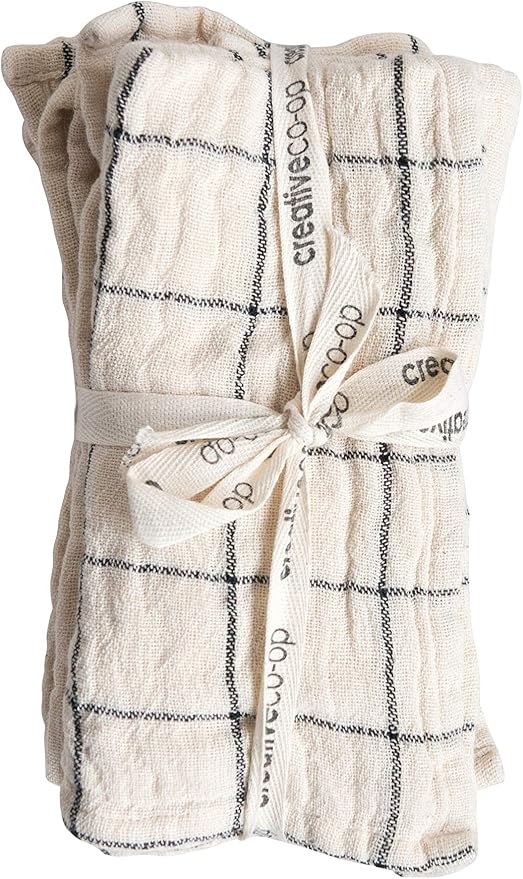 Creative CoOp DA9759 Set of 4 Striped Cotton Napkins Home