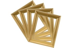 CANFRAVAS 4Pack Canvas Floater Frame,Canvas Floating Frame for Canvas Art 0.6"-0.9" Deep,Floater Frames for Canvas Paintings,Floater Frames for Canvas Art(16"x20",Gold)