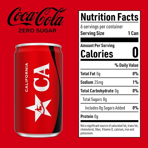 COCA-COLA ZERO, 7.5 FL OZ, 6 PACK