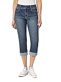 Angels Forever Young Women's Curvy Crop Jeans, Bali