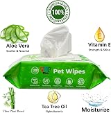 Pet Guru Dogs & Cats Biodegradable Cleaning Wipes 200 Unscented view 4