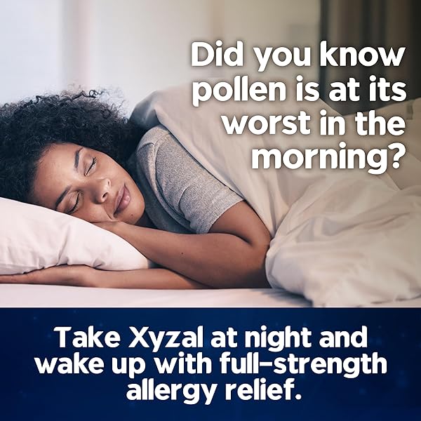 XYZAL 24 HOUR ALLERGY RELIEF MEDICINE, ORIGINAL PRESCRIPTION STRENGTH ANTIHISTAMINE, LEVOCETIRIZINE DIHYDROCHLORIDE TABLETS, 5 MG, 10 COUNT