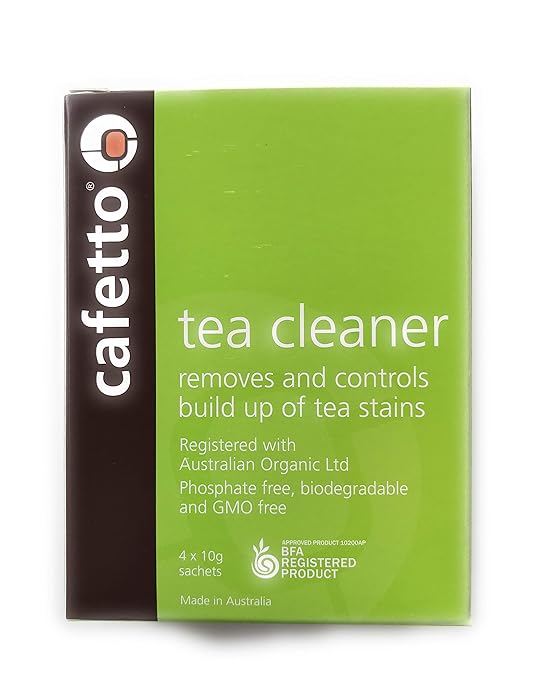 Cafetto BTM100 Revive Organic Tea Maker Cleaner for All Brands