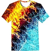 LAIDIPAS Boys & Girls Teens 3D Colorful Graphic Funny Print Shirts for Youth Size 6-16 Years