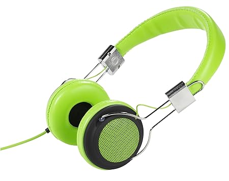 Vivanco COL 400 green Street Style Kopfhörer mit Kabelführung (3,5mm Klinkenstecker) grün