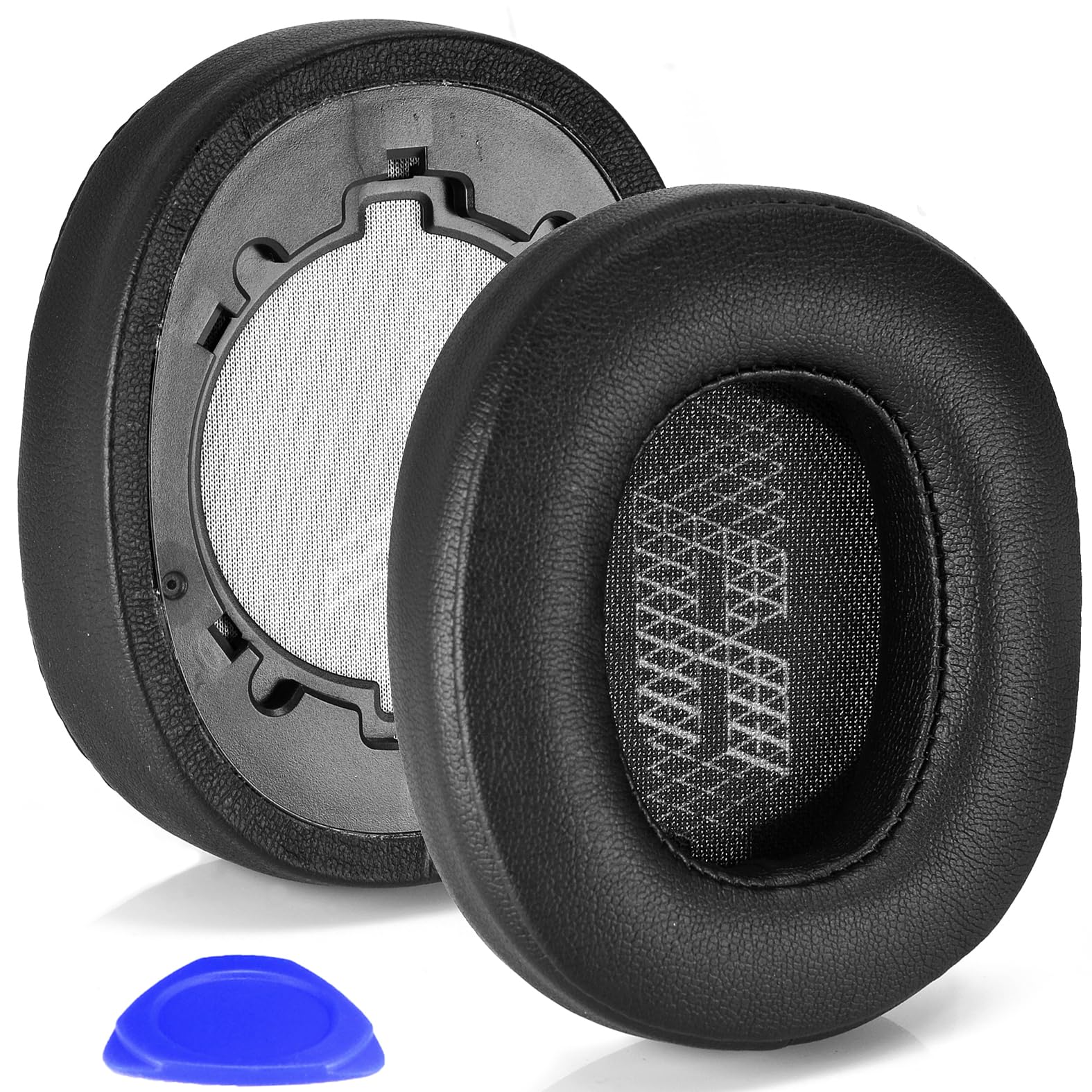 Live 500 BT Earpads – defean Ear Cushion Replacement Cover Foam Ear Pads Compatible with JBL Live 500BT Wireless Over-Ear Headphones，Ear Pads with Softer Leather, Noise Isolation Foam (Black)